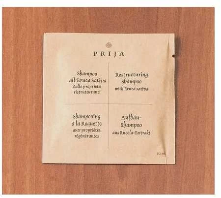 Prija kondicionuojantis šampūnas 10ml, 100 vnt