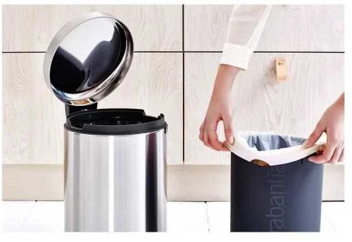 Šiukšliadėžė Brabantia 12 L, 11 35 81 chromo