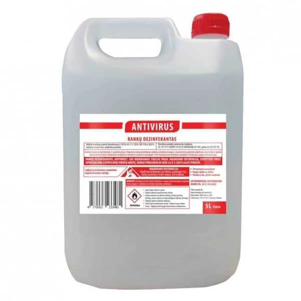 Spiritinė rankų dezinfekcijos priemonė R Koslita, 5 l