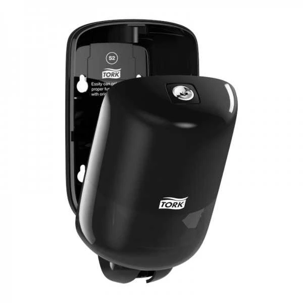 Skysto muilo laikiklis Tork S2 (561008), 475 ml, juodos spalvos, plastikinis