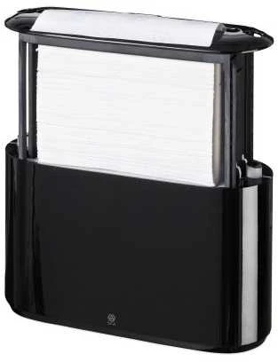Popierinių rankšluosčių laikiklis TORK XPRESS COUNTERTOP MULTIFOLD 323 x 218 x 116 mm, juoda 552208