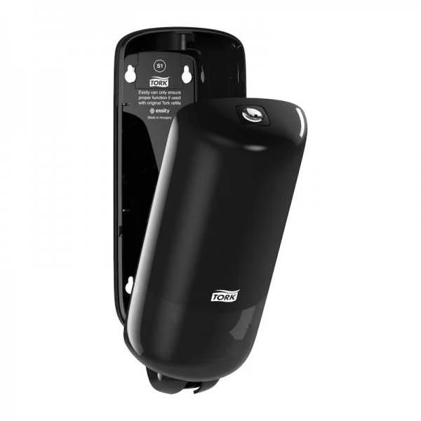 Skysto muilo laikiklis Tork S1 (560008), 1l, juodos spalvos, plastikinis