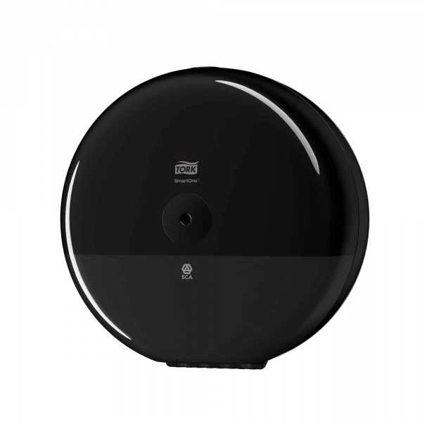 Laikiklis tualetiniam popieriui Tork Smart One Mini T9 (681008), juodos spalvos, plastikinis