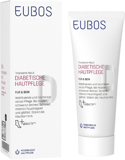 Dr Hobein Nachf EUBOS Diabetic Foot & Leg diabetinės pėdos ir kojų kremas, 100 ml