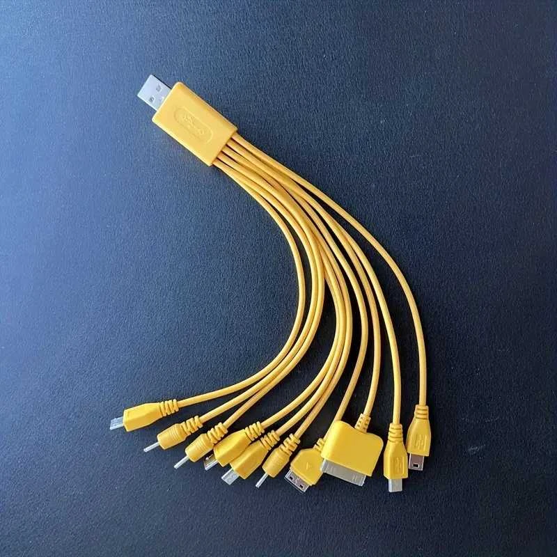 10 in 1 universalus daugiafunkcis įkroviklis USB laidas