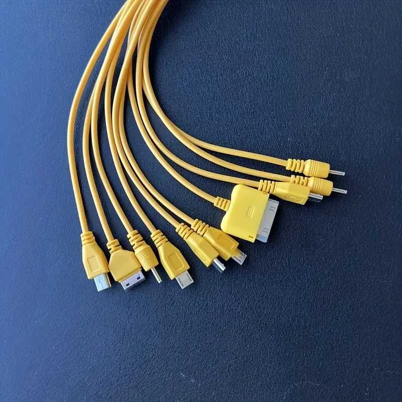 10 in 1 universalus daugiafunkcis įkroviklis USB laidas