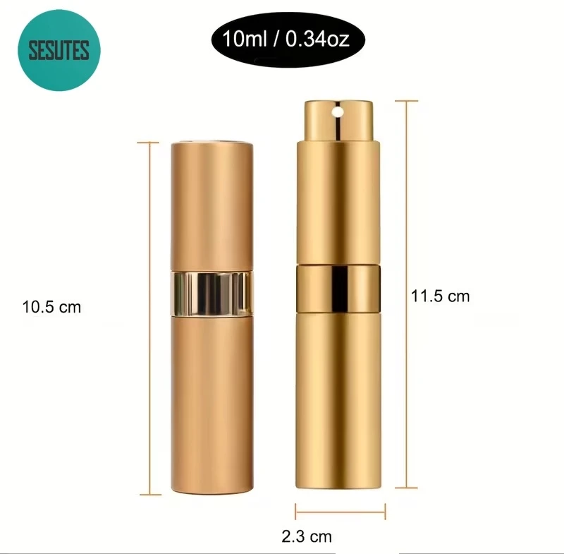 10 ml , pildomi kelioniniai kvepalų buteliukai , 4 vnt.