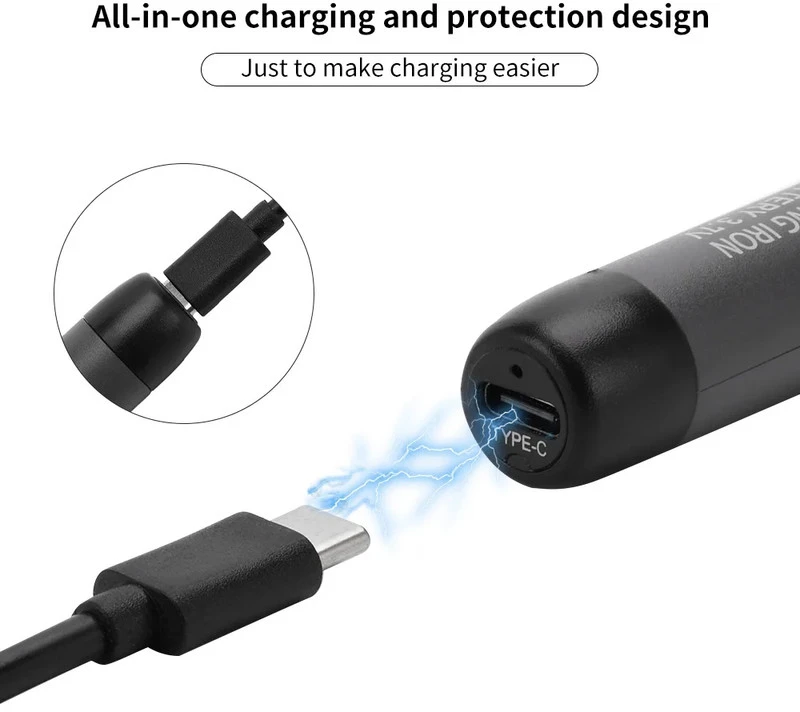 Akumuliatorinis belaidis lituoklis C200-USB su temperatūros reguliatoriumi 260 - 420 °C