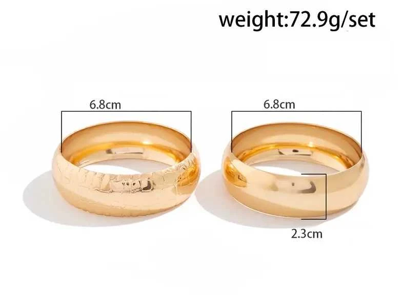 Apyrankių komplektas , 2 vnt. Gold