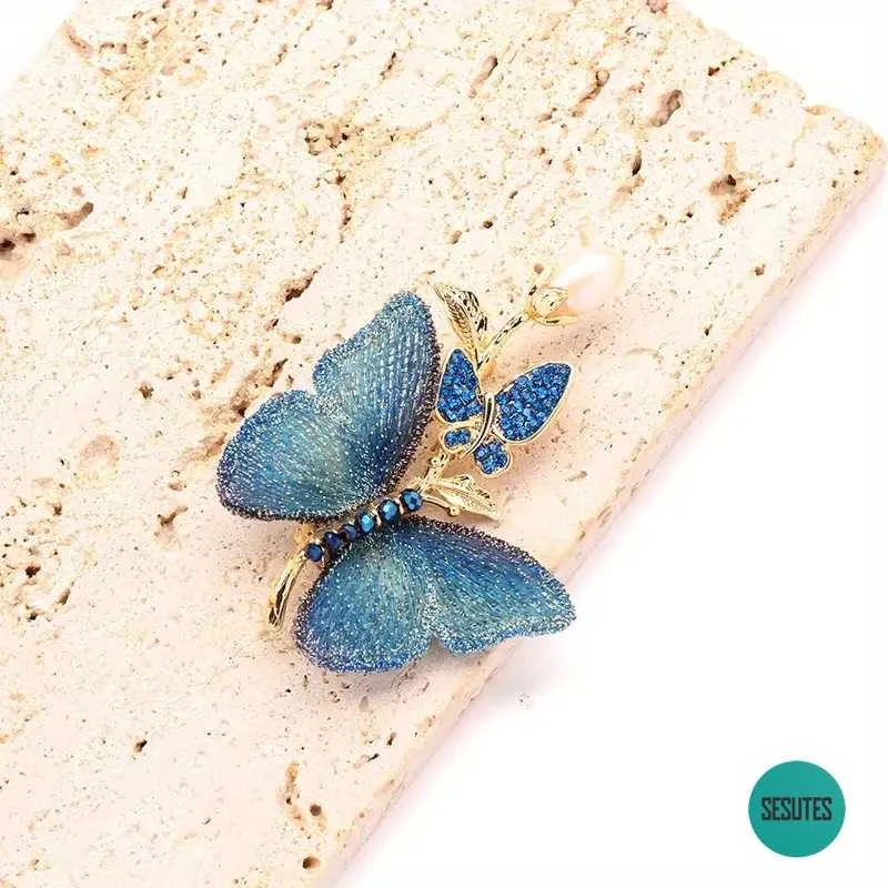 Blue Unikalaus dizaino sagė , Mėlyna butterfly