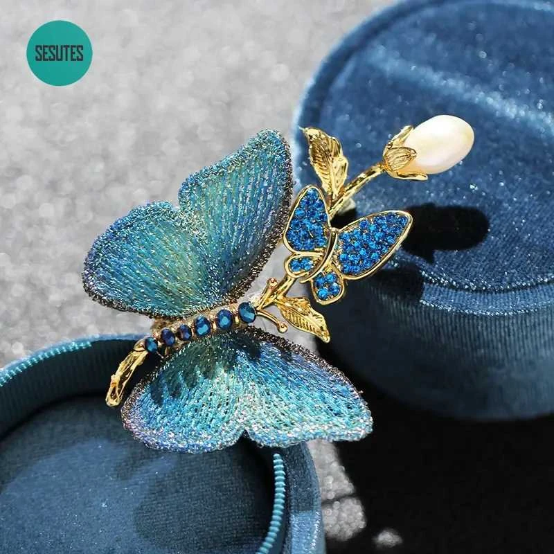 Blue Unikalaus dizaino sagė , Mėlyna butterfly