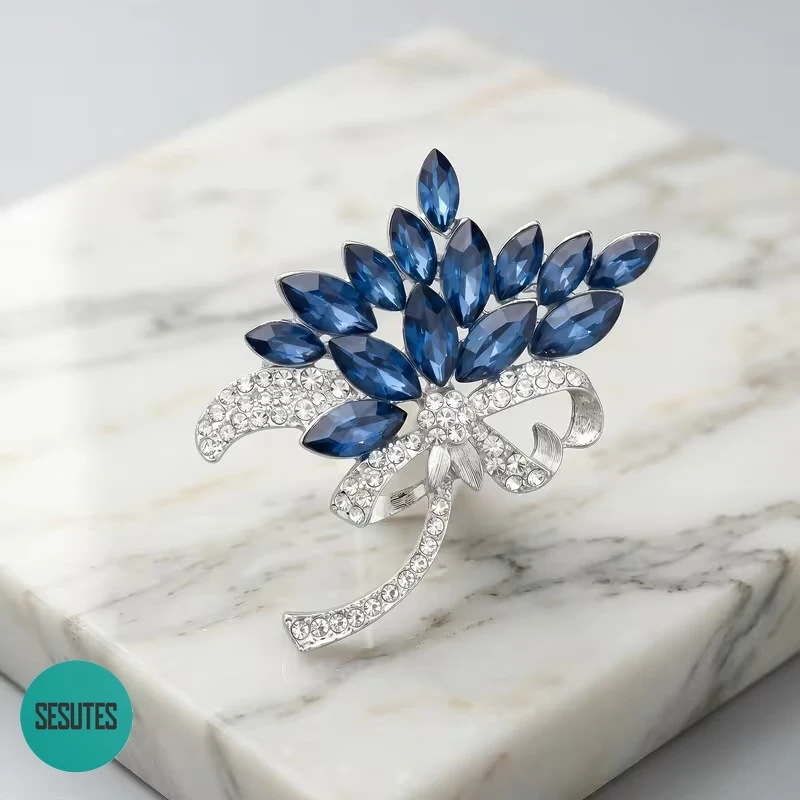 Blue Unikalaus dizaino sagė , Mėlyna flower