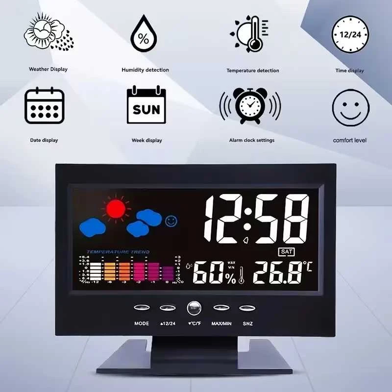 Drėgmės ir temperatūros matuoklis Higrometras , Time