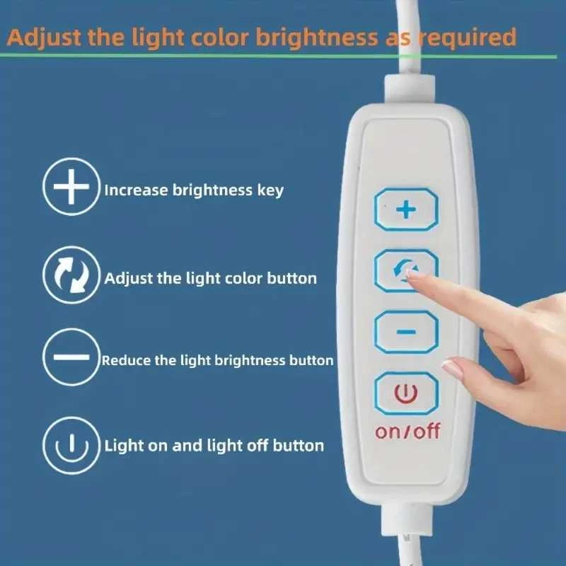 LED lempa, 30 cm 3Color