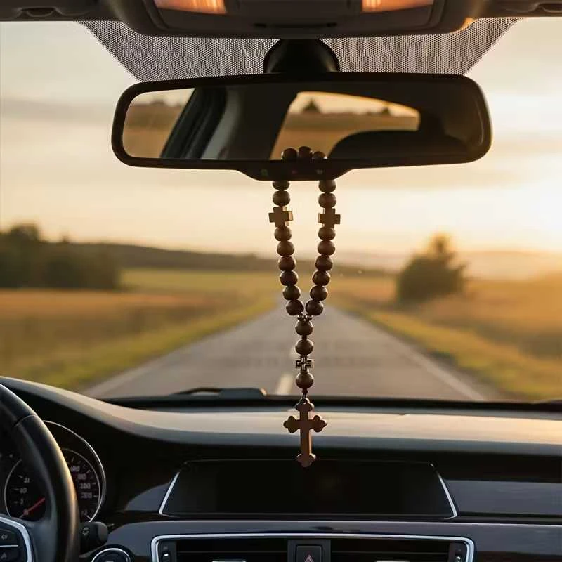 Medinis rožančius automobiliui