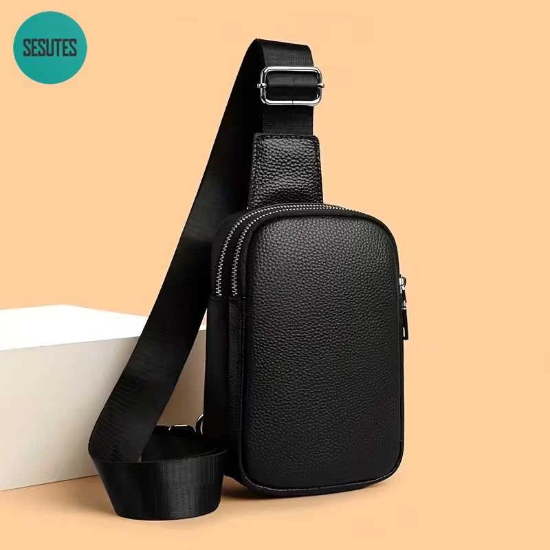 Natūralios odos rankinė , BlackZip2