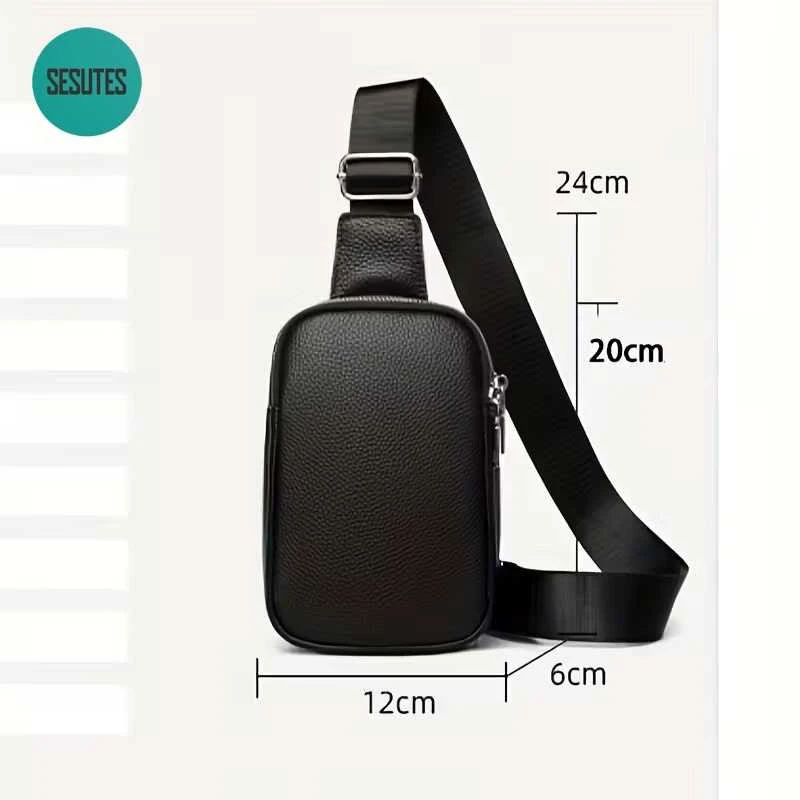 Natūralios odos rankinė , BlackZip2