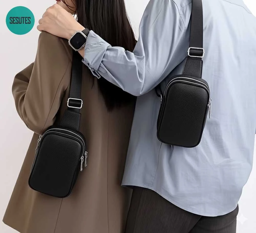 Natūralios odos rankinė , BlackZip2