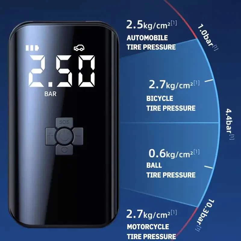 Nešiojama elektrinė belaide pripūtimo pompa