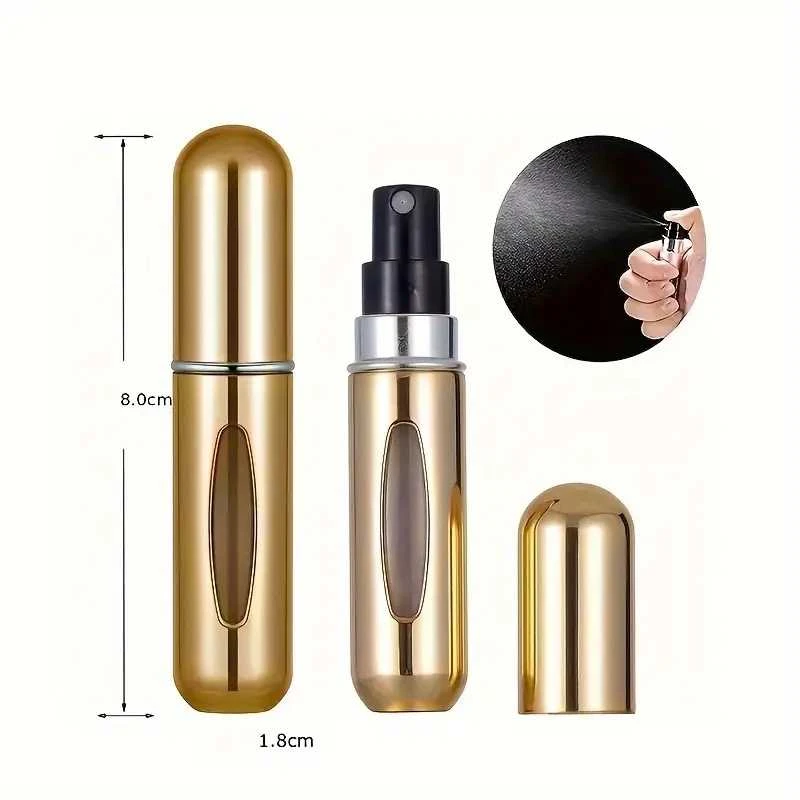 Pildomi kelioniniai kvepalų buteliukai 5 ml 4 vnt.