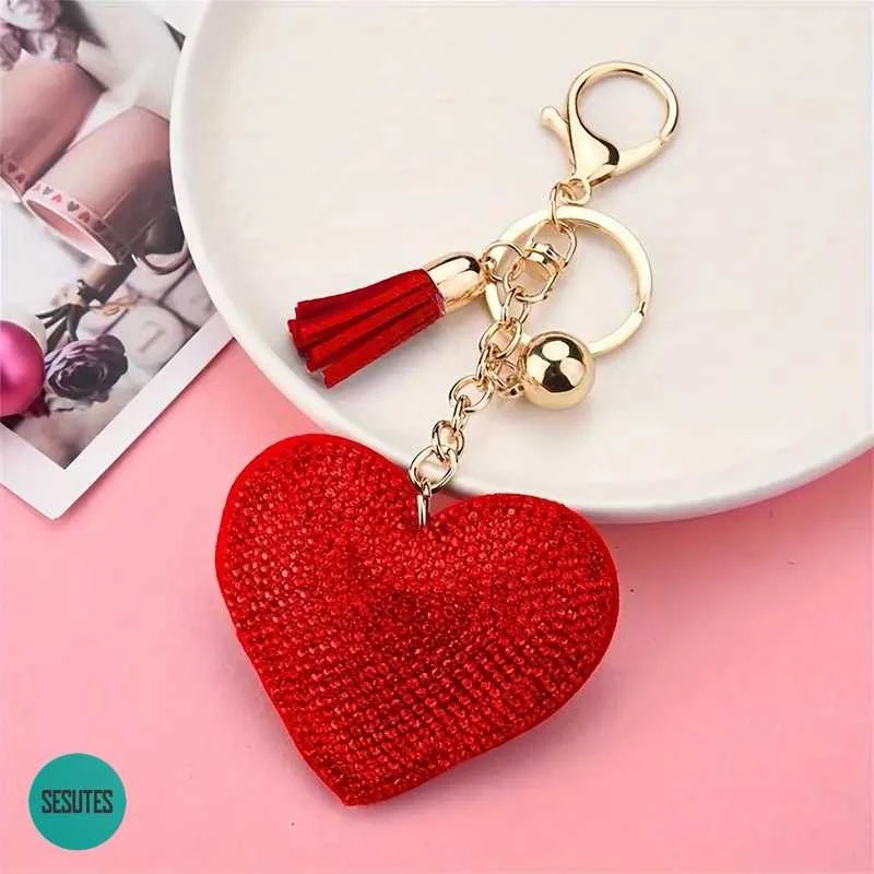 Raktų , rankinės pakabukas , Heart