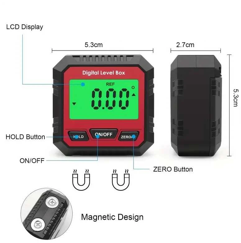 Skaitmeninis LCD gulščiukas su magnetu