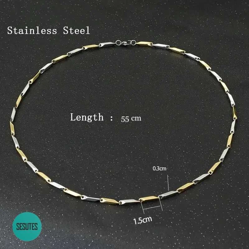 Titano plieno grandinėlė, 3 mm pločio, 55 ​​cm ilgio