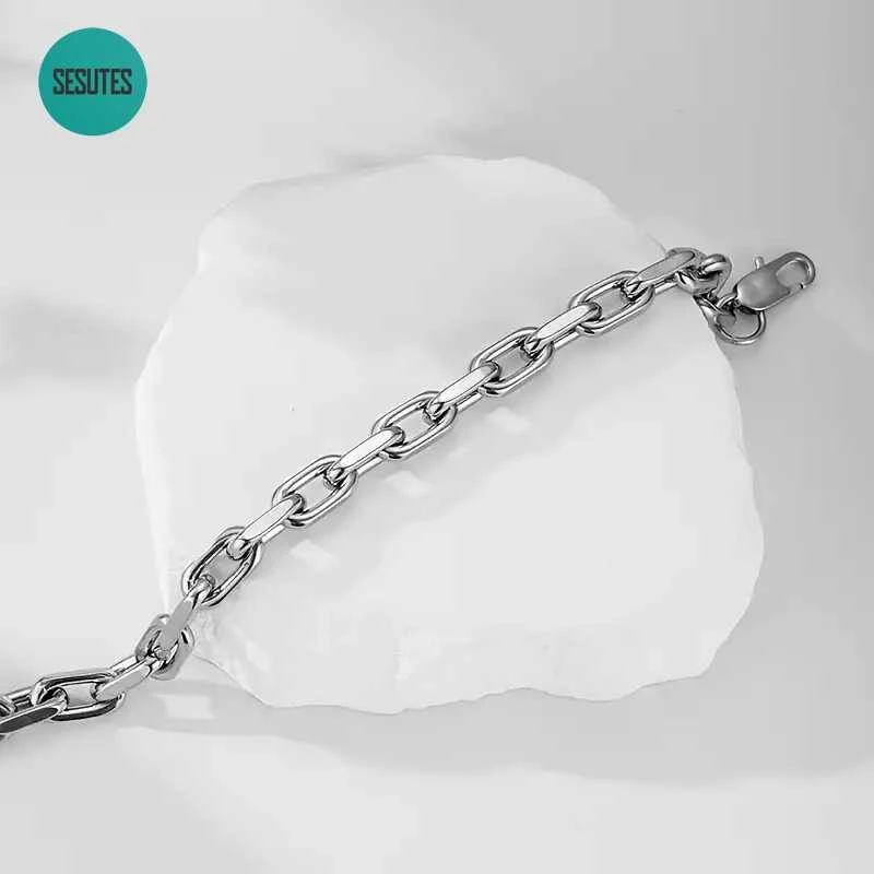 Titano plieno grandinėlė 60 cm ir apyrankė 20 cm , 7 mm pločio