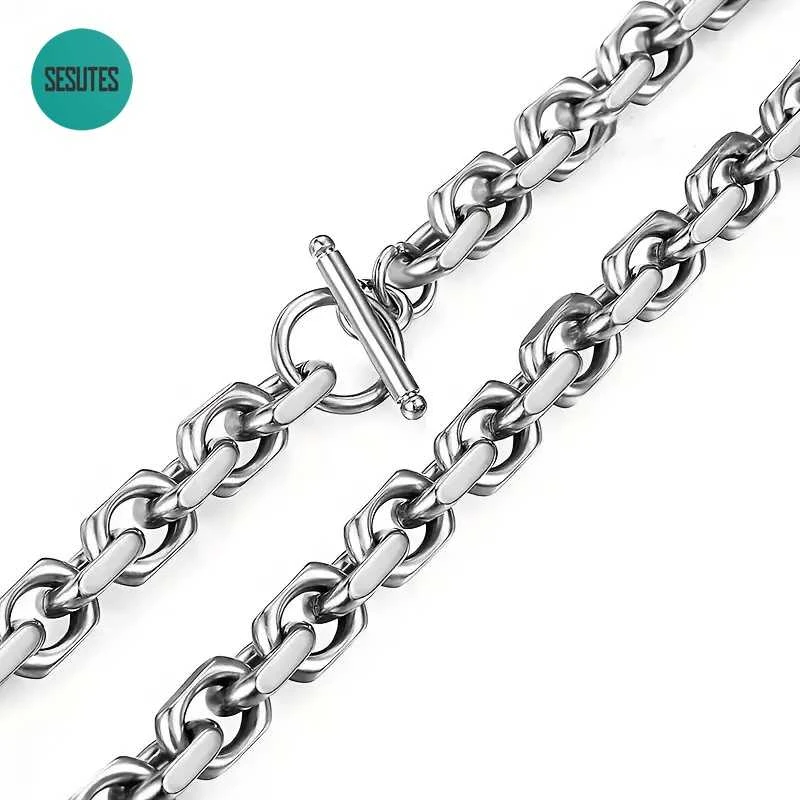 Titano plieno grandinėlė, 8 mm pločio, 46 ​​cm ilgio