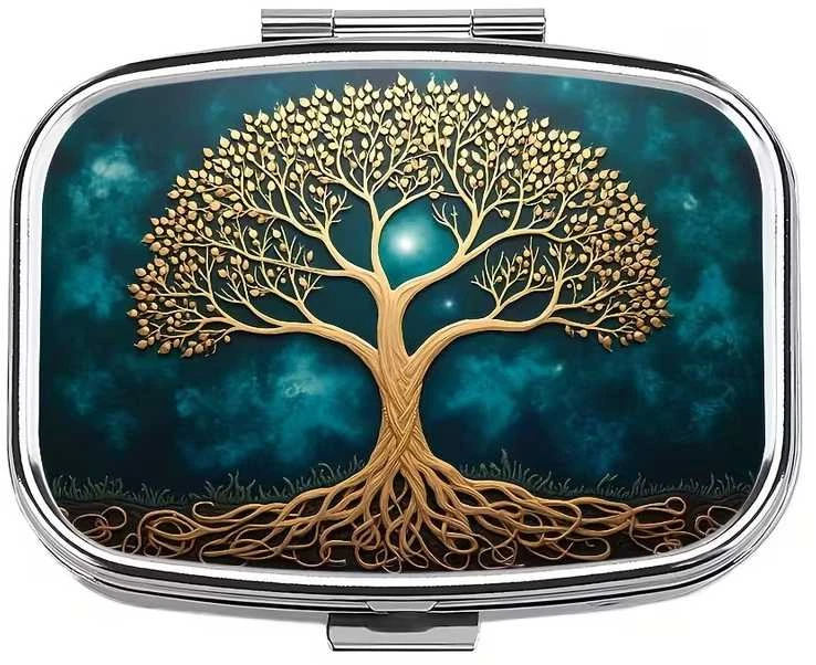 Vaistų dėžutė dviem skyreliais Tree of Life1 vnt.