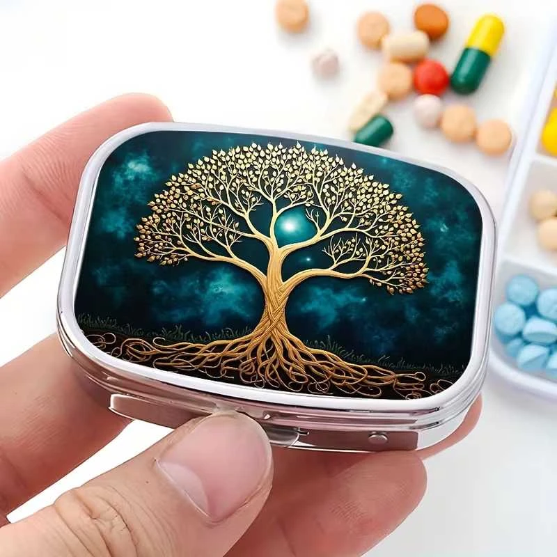 Vaistų dėžutė dviem skyreliais Tree of Life1 vnt.
