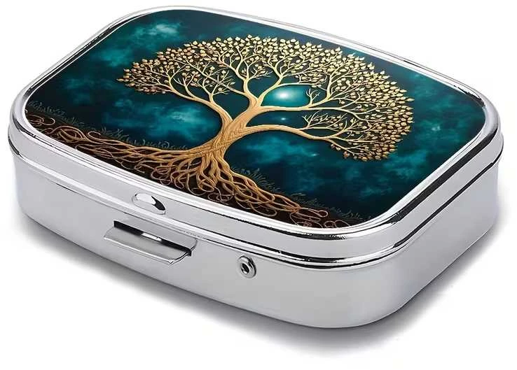 Vaistų dėžutė dviem skyreliais Tree of Life1 vnt.