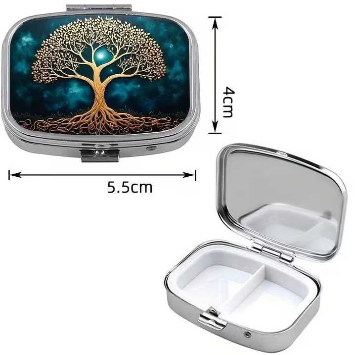 Vaistų dėžutė dviem skyreliais Tree of Life1 vnt.
