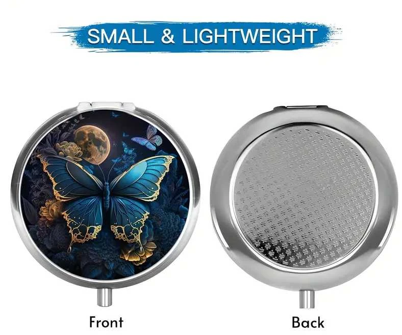 Vaistų dėžutė su trimis skyreliais , Butterfly 1 vnt.