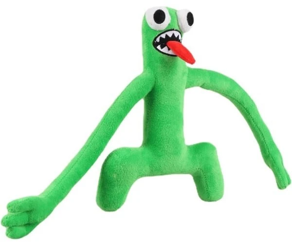 1vnt 30 cm pliušiniai, iš Rainbow Friends pliušiniai žaislai gerbėjams ir draugams Gražūs pliušiniai gyvūnai pliušinės lėlės (žalia)-A-WELLNGS