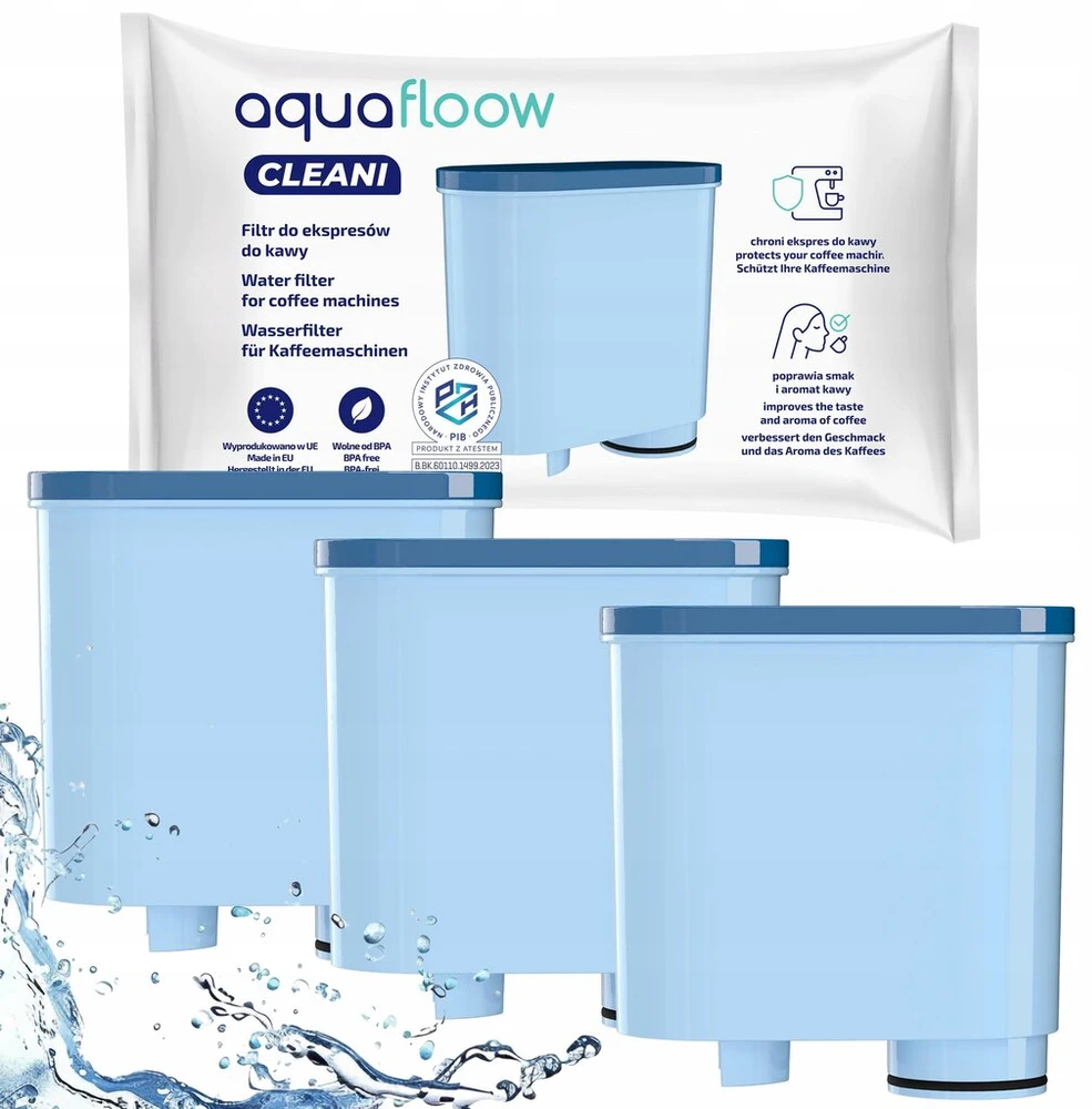 AquaFloow filtrai aparatams Philips Saeco LatteGO Latte Go 5400 3vnt