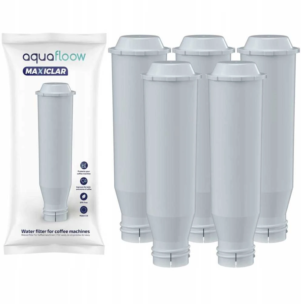 AquaFloow MaxiClar vandens filtras kavos aparatams Krups Nivona Melitta 5 vnt