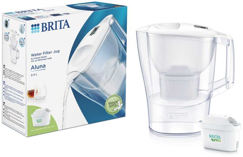 Vandens filtravimo indas Brita ALUNA, 2.4 l, balta
