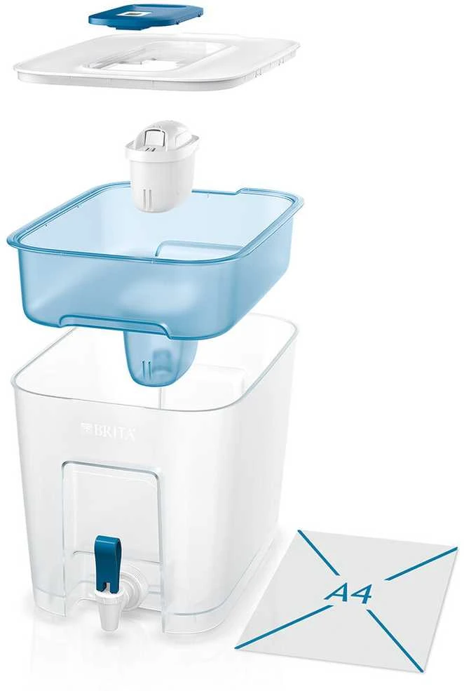 Vandens filtras-talpa BRITA FLOW, 8,2L, mėlynos spalvos