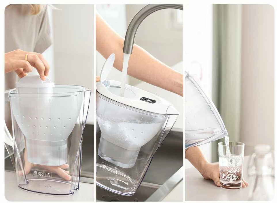 Filtravimo indas BRITA MARELLA 2.4 l, baltas + 3 Maxtra Pro filtrai