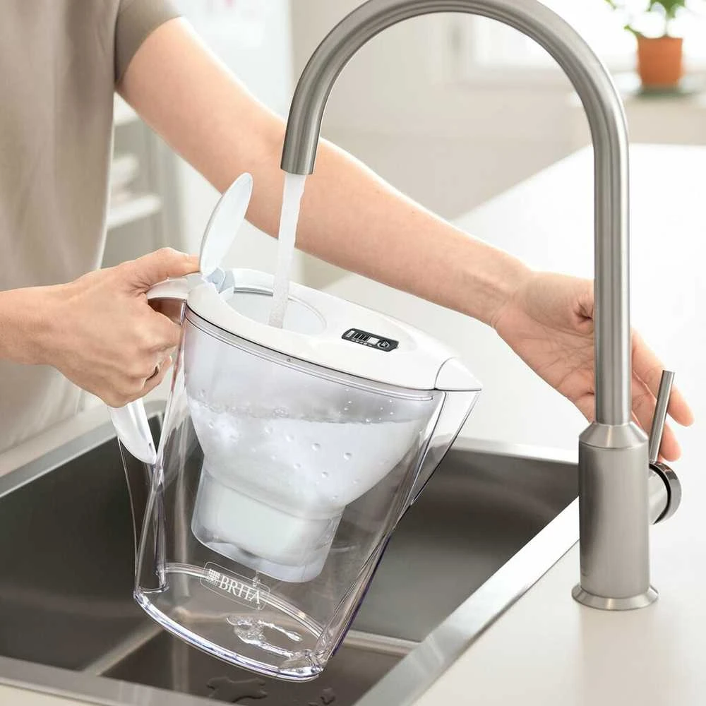 Vandens filtravimo ąsotis BRITA Marella Cool Blue, 2,4 l + 1 vandens filtravimo filtras