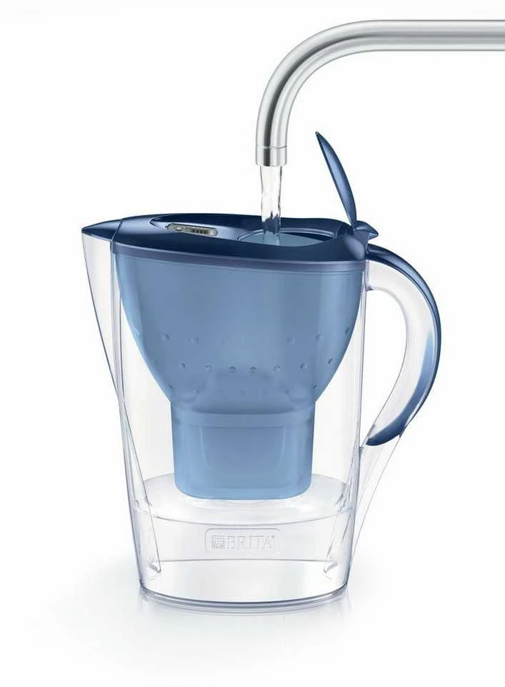 Vandens filtravimo ąsotis BRITA Marella Cool Blue, 2,4 l + 1 vandens filtravimo filtras