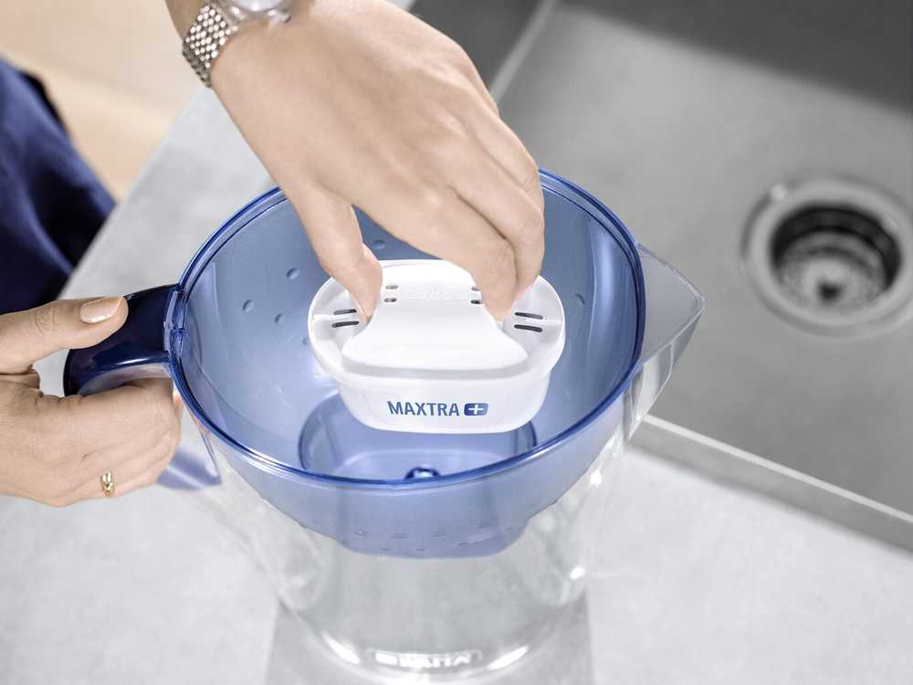 BRITA vandens filtravimo ąsotis Marella, mėlynas 1040565 – 3,5L +2vnt. Maxtra+