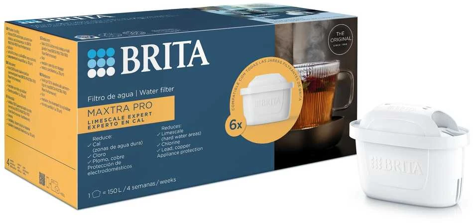 BRITA Maxtra PRO kalkių šalinimo ekspertų vandens filtras, 6 vnt.