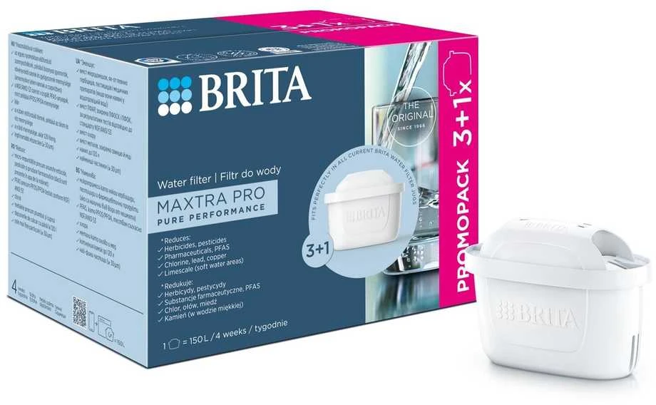 Kasetė filtrujący Brita MAXTRA PRO Pure Performance 4 vnt.