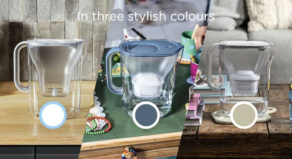 Vandens filtras Brita, 2.4 l, ruda +DOVANA Brita gertuvė