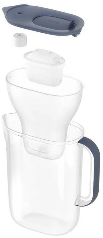 Brita vandens filtravimo ąsotis Style Essential akmens mėlyna, įsk. 1xMXPRO PP & 1xMXPRO EK +DOVANA Brita gertuvė aprašymas - Prekės nuotrauka