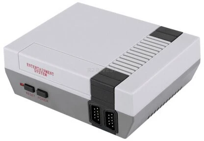 Goobay Goodbuy žaidimų konsolė su 2 vairasvirte ir 620 pilkų 8 bitų žaidimų