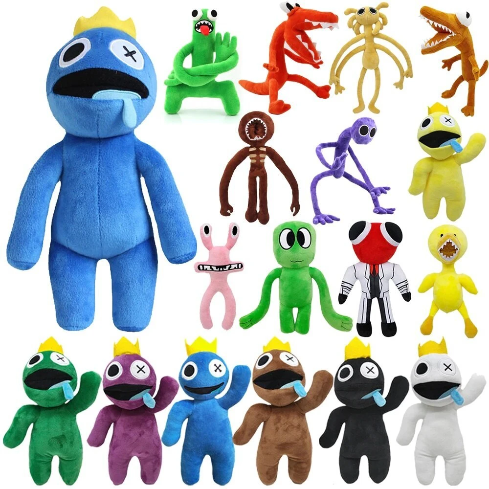 Happyjoe Minkštas pliušinis žaislas Rainbow friends, žaliasis ilgarankis, 30cm
