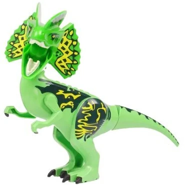 Konstruktorius Dinozauro Dilophosaurus figūrėlė Dino Park Jurrasic, 7 d.